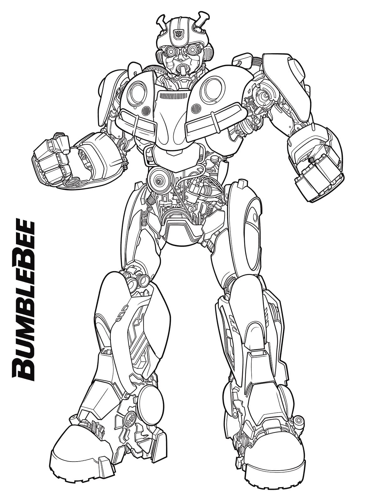 Bumblebee 3 Coloring Page Free Printable Coloring Pages For Kids