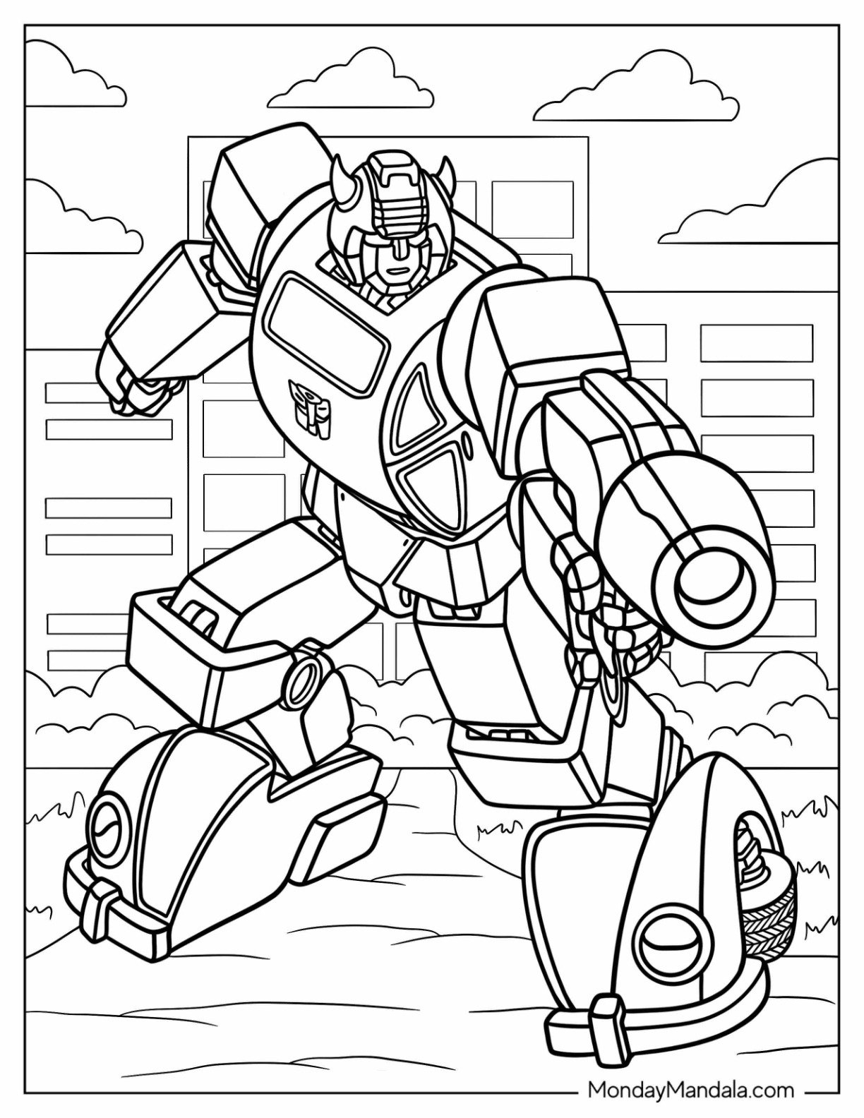 bumblebee coloring pages