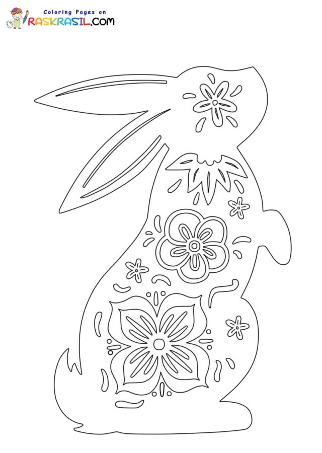 Bunny Rabbit Coloring Pages