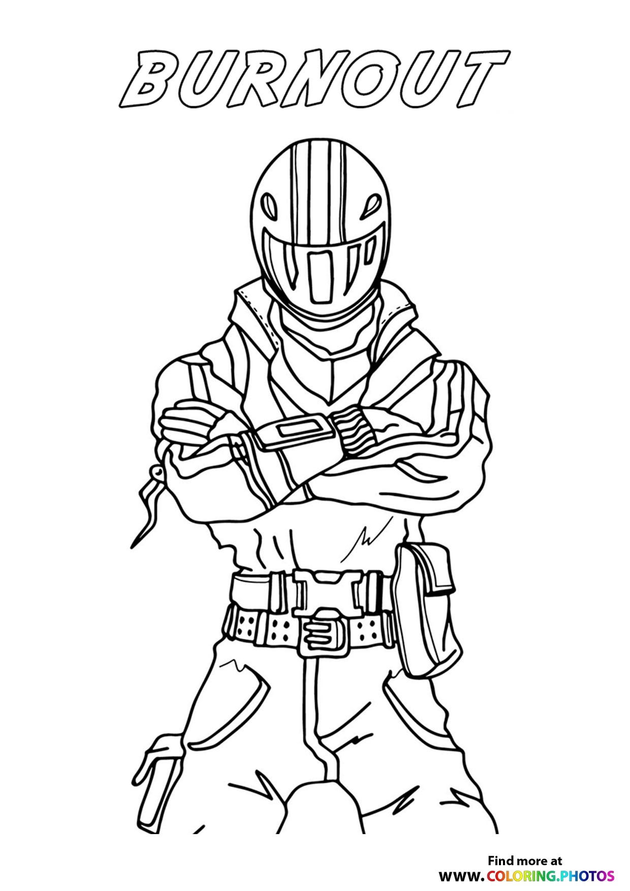 fortnite coloring page