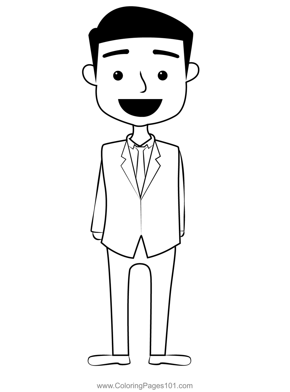 Business Man Coloring Page For Kids Free Men Printable Coloring Pages Business Man Coloring Page For Kids Free Men Printable Coloring Pages