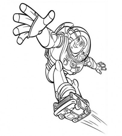 buzz lightyear coloring page