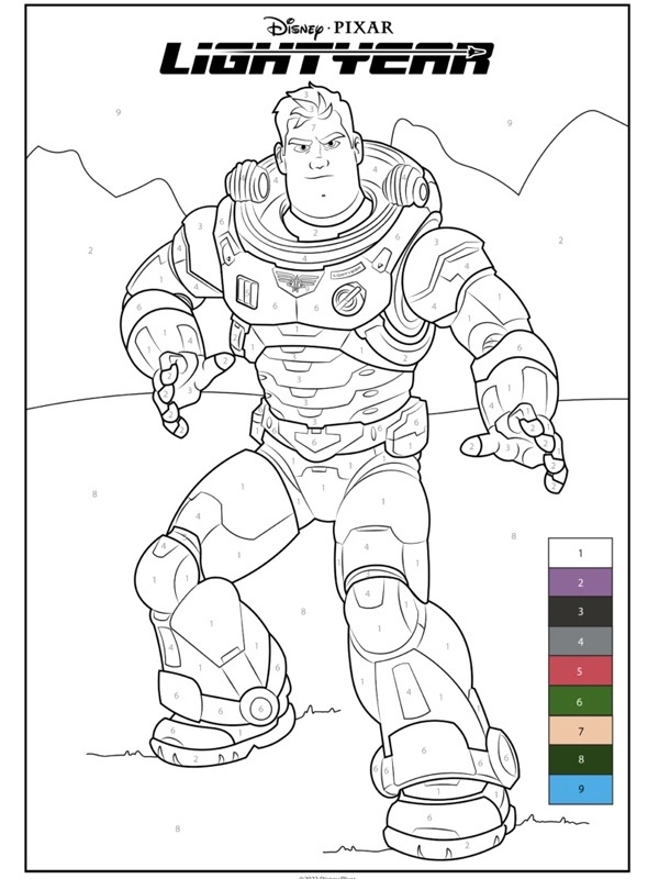 Buzz Lightyear Coloring Page Funny Coloring Pages