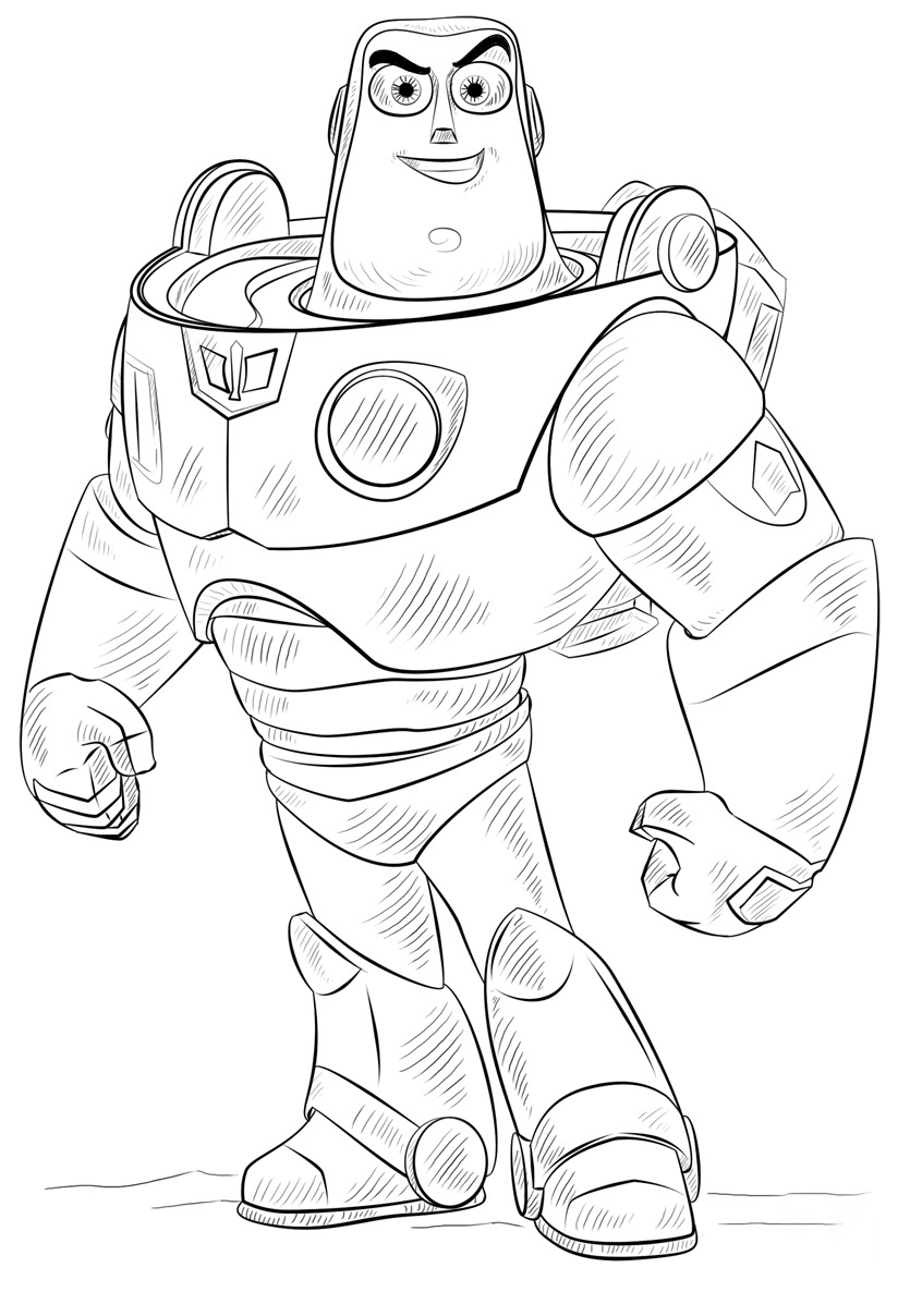 Buzz Lightyear Coloring Pages Coloring Pages For Kids And Adults