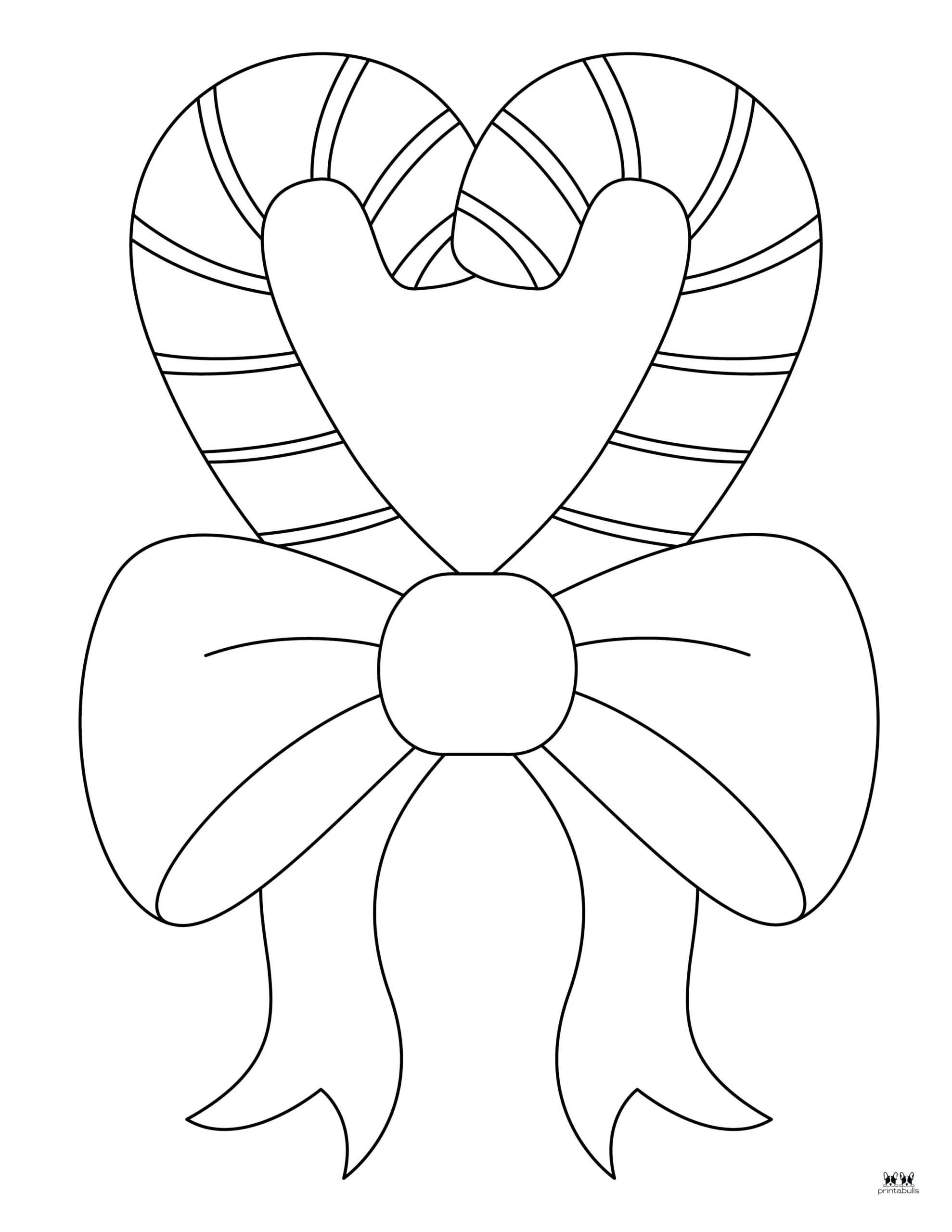 Candy Cane Coloring Page Candy Cane Coloring Page