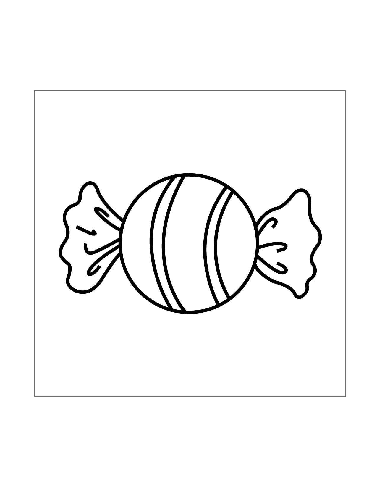 candy coloring page candy coloring page