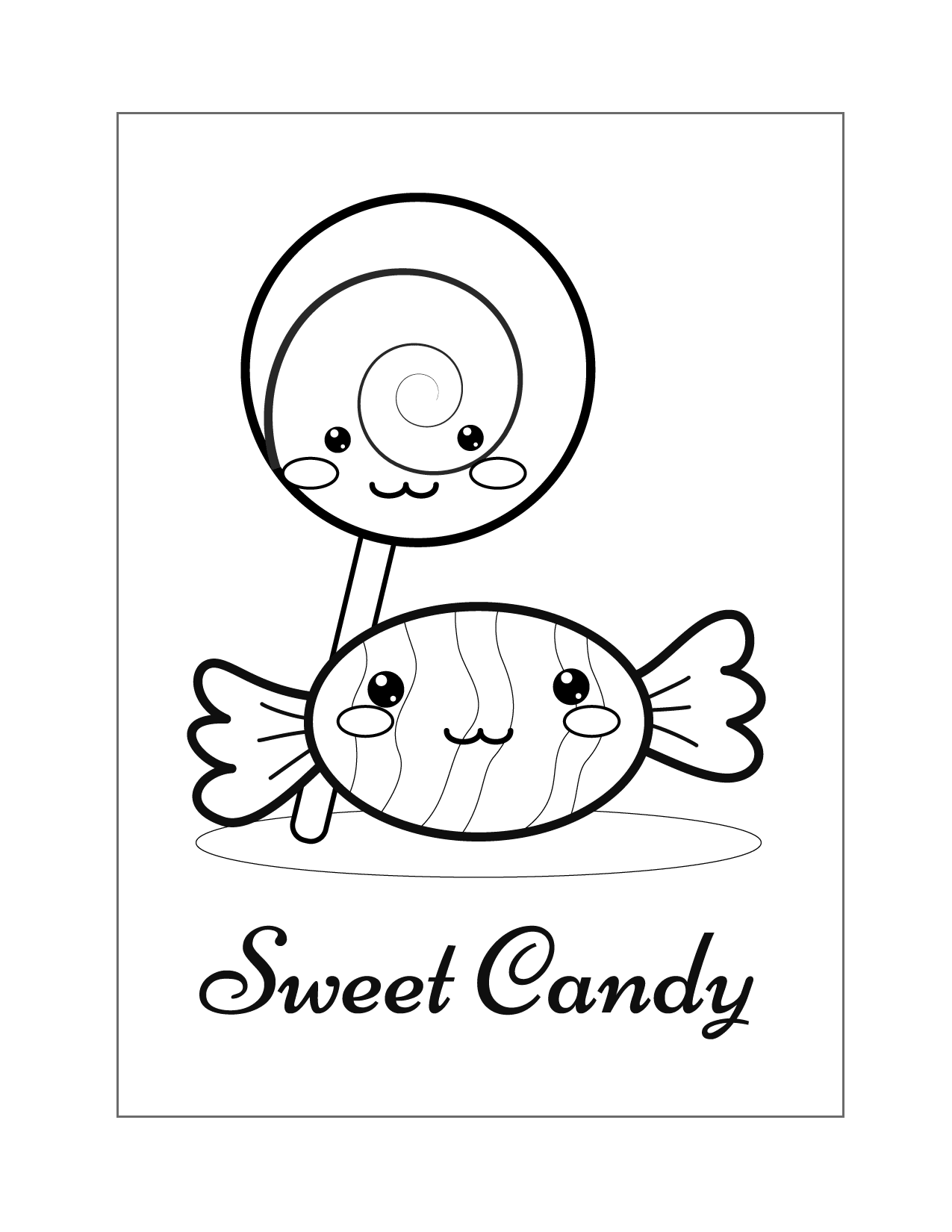 Candy Coloring Pages Printable Coloring Pages FREE Candy Coloring Pages Printable Coloring Pages FREE