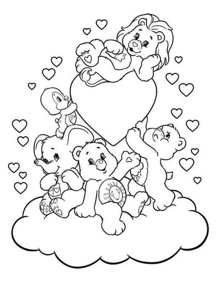 Care Bear Coloring Pages Free Printable PDF Care Bear Coloring Pages Free Printable PDF