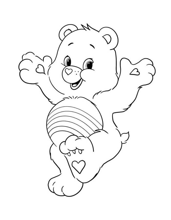 care bear coloring pages care bear coloring pages