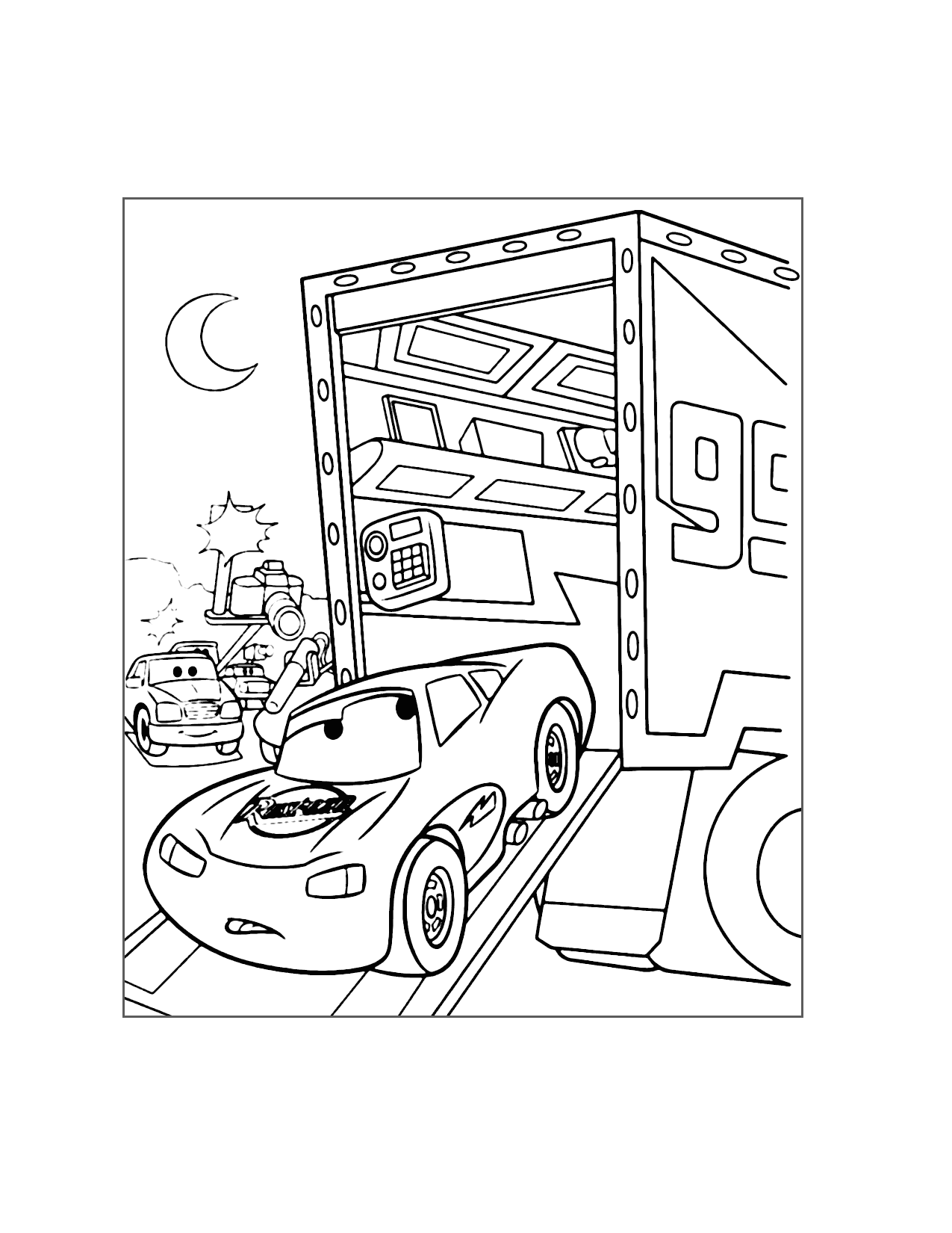 cars coloring page cars coloring page