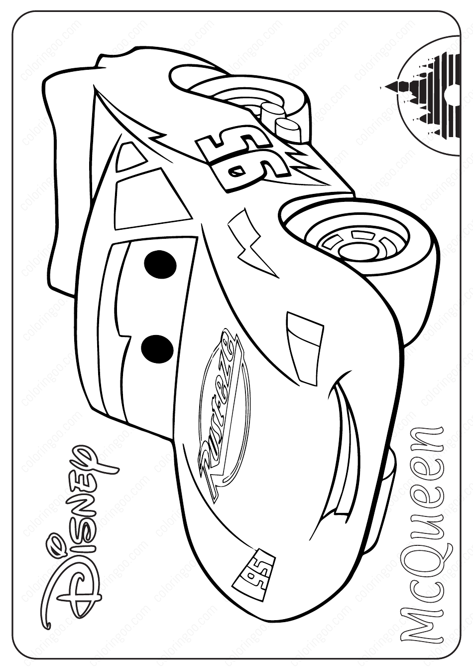 Cars Movie Coloring Pages Cars Movie Coloring Pages