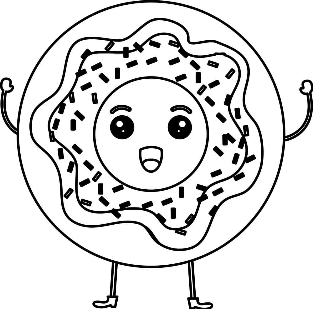 Cartoon Donut Coloring Page Download Print Or Color Online For Free Cartoon Donut Coloring Page Download Print Or Color Online For Free