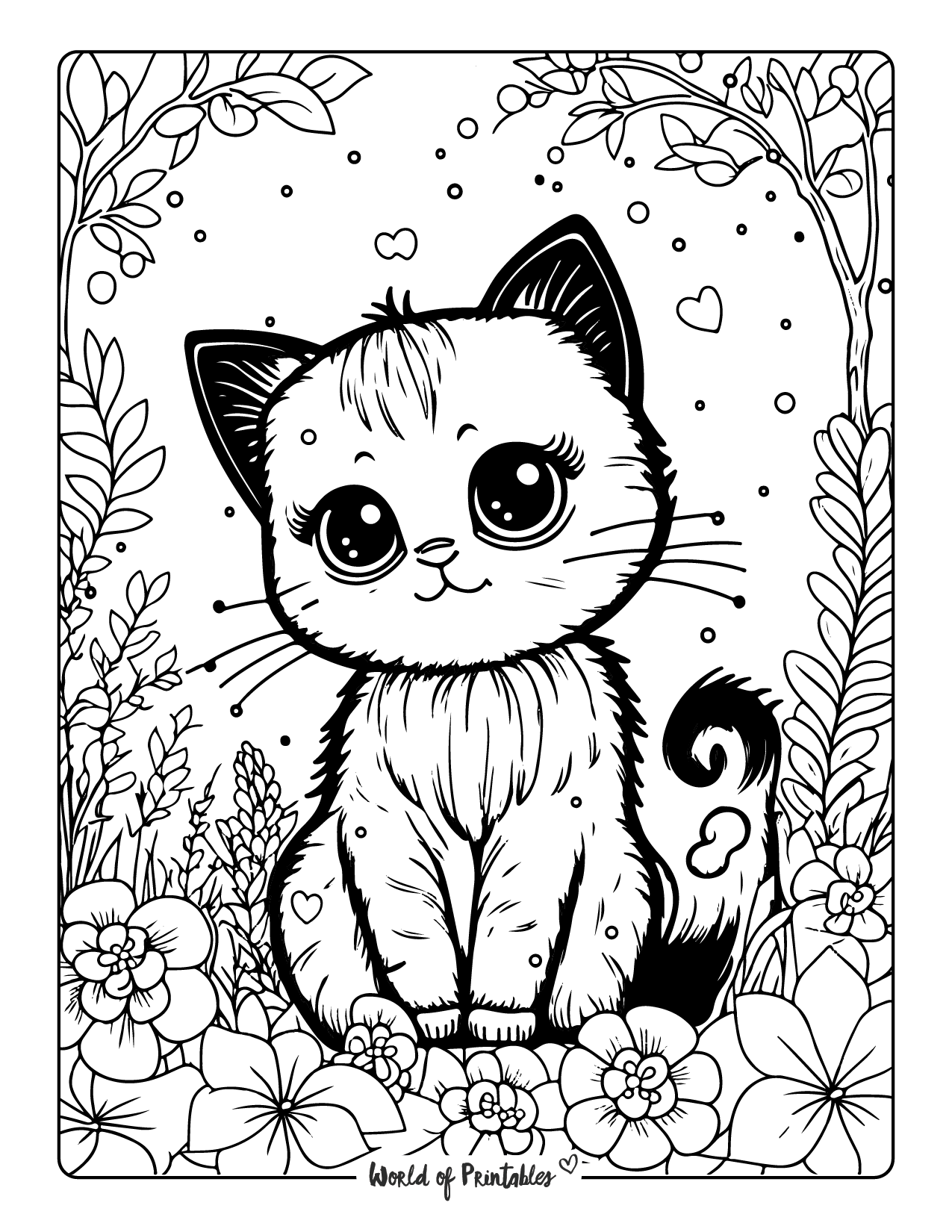 Cat Color Pages Free Coloring Pages For Adults Cats