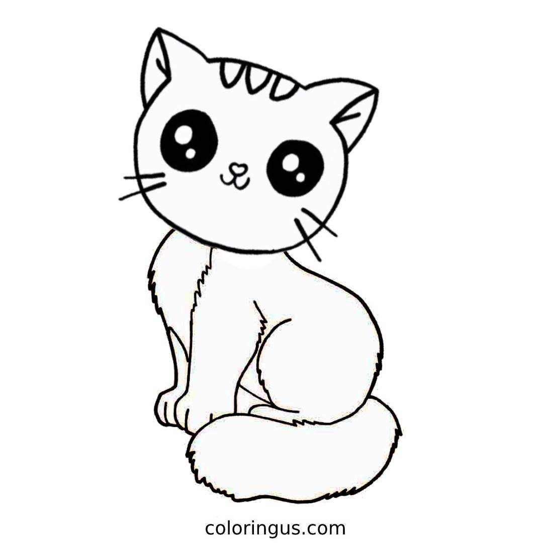 Cat Coloring Pages Free Printable PDF Cat Coloring Pages Free Printable PDF