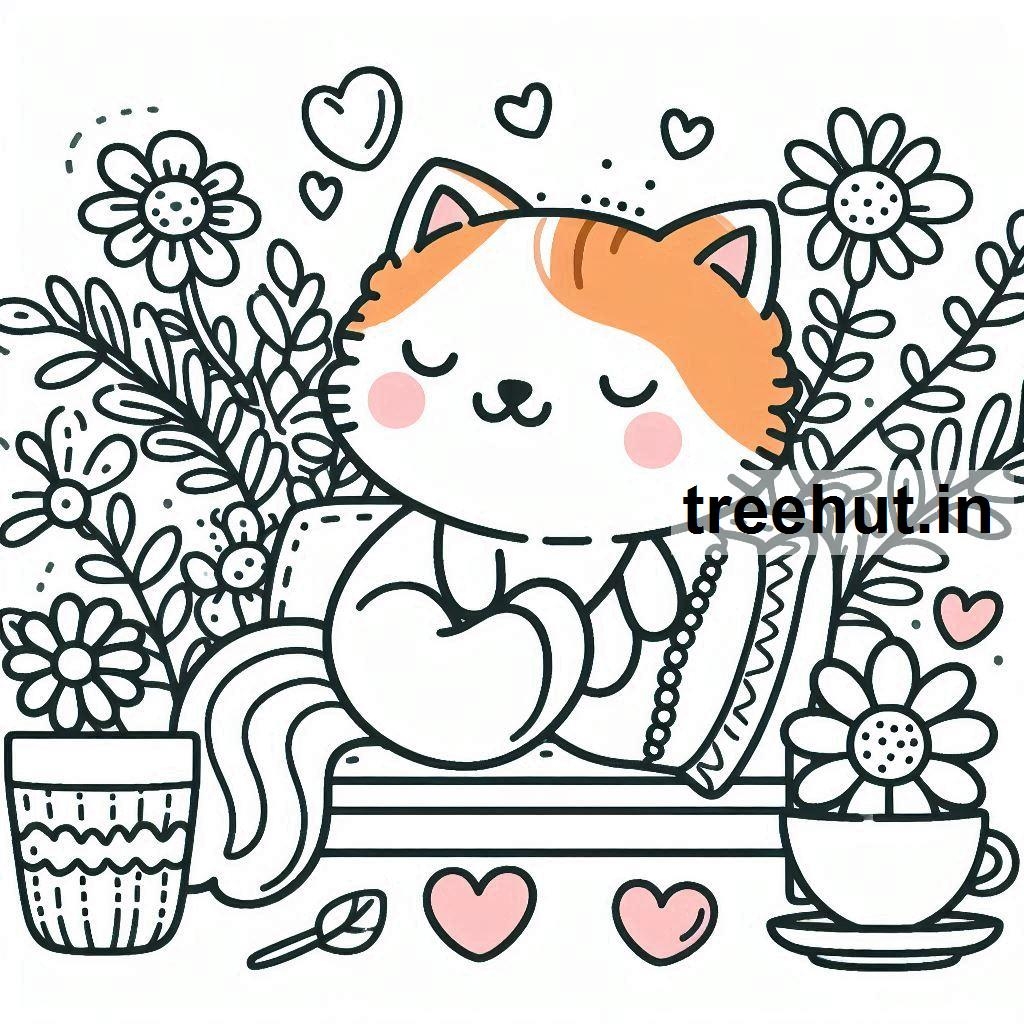 cat coloring pages cat coloring pages