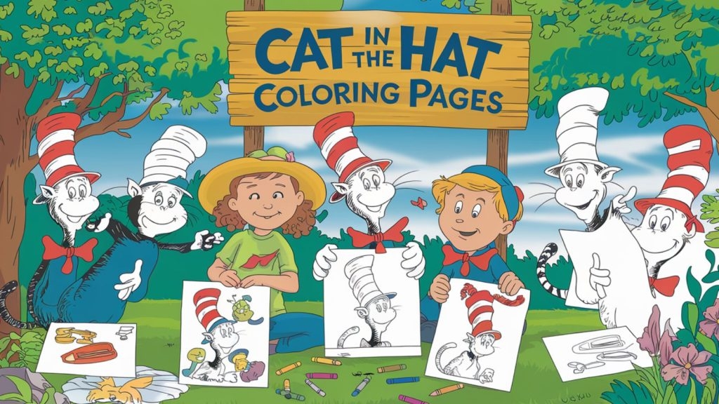 Cat In The Hat Coloring Pages Free PDF Printables For Kids 