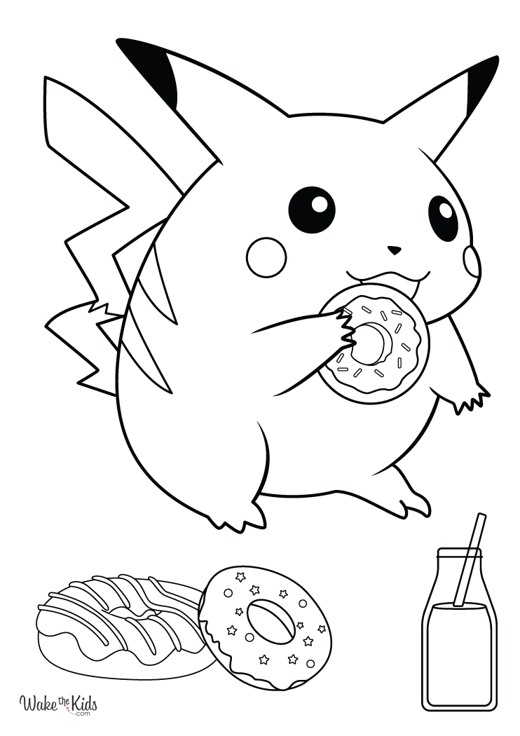Cat Pikachu Pictures For Coloring Pages Infoupdate