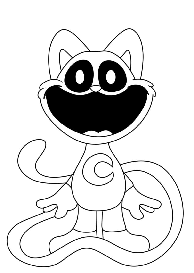 Catnap Coloring Pages ColoringLib
