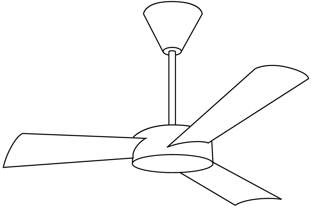 Ceiling Fan Coloring Page ColouringPages Ceiling Fan Coloring Page ColouringPages