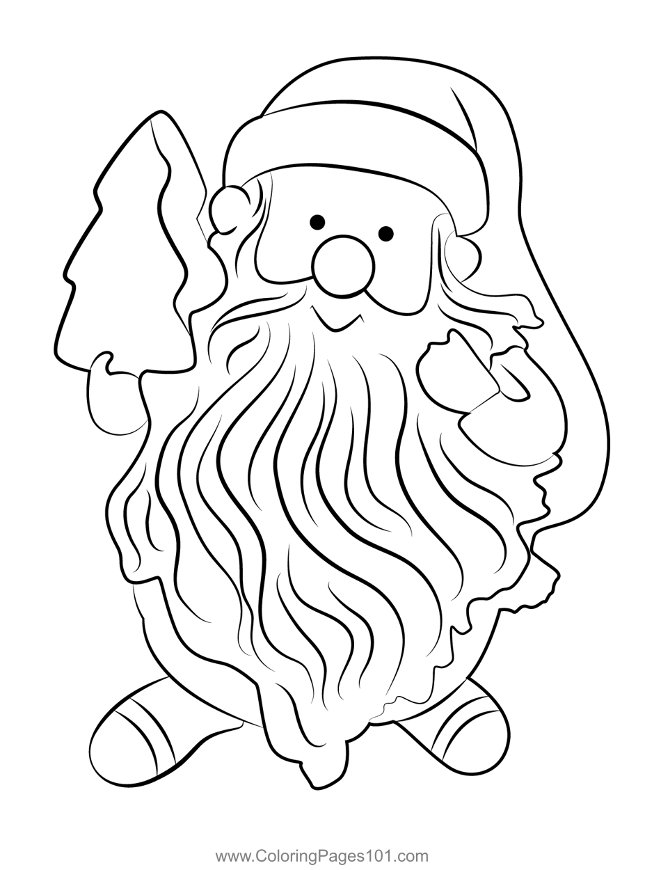 Ceramic Santa Claus Coloring Page For Kids Free Santa Claus Printable Ceramic Santa Claus Coloring Page For Kids Free Santa Claus Printable