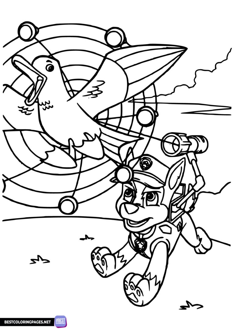 Chase PAW Patrol Coloring Pages Bestcoloringpages Chase PAW Patrol Coloring Pages Bestcoloringpages