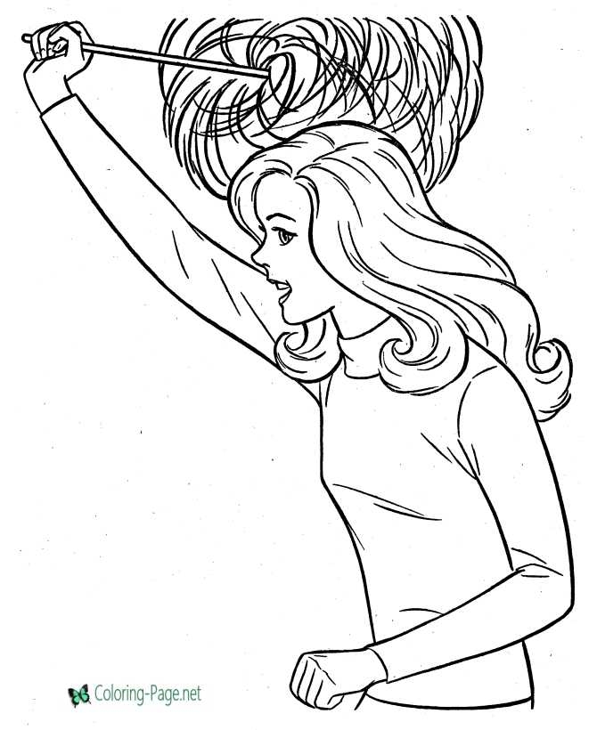 Cheerleader Coloring Pages Cheerleader Coloring Pages