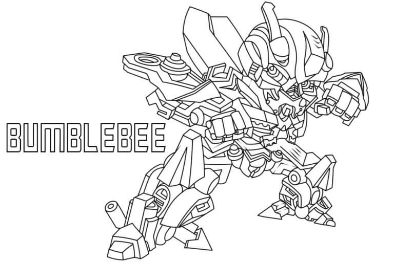 Chibi Bumblebee Coloring Page Download Print Or Color Online For Free