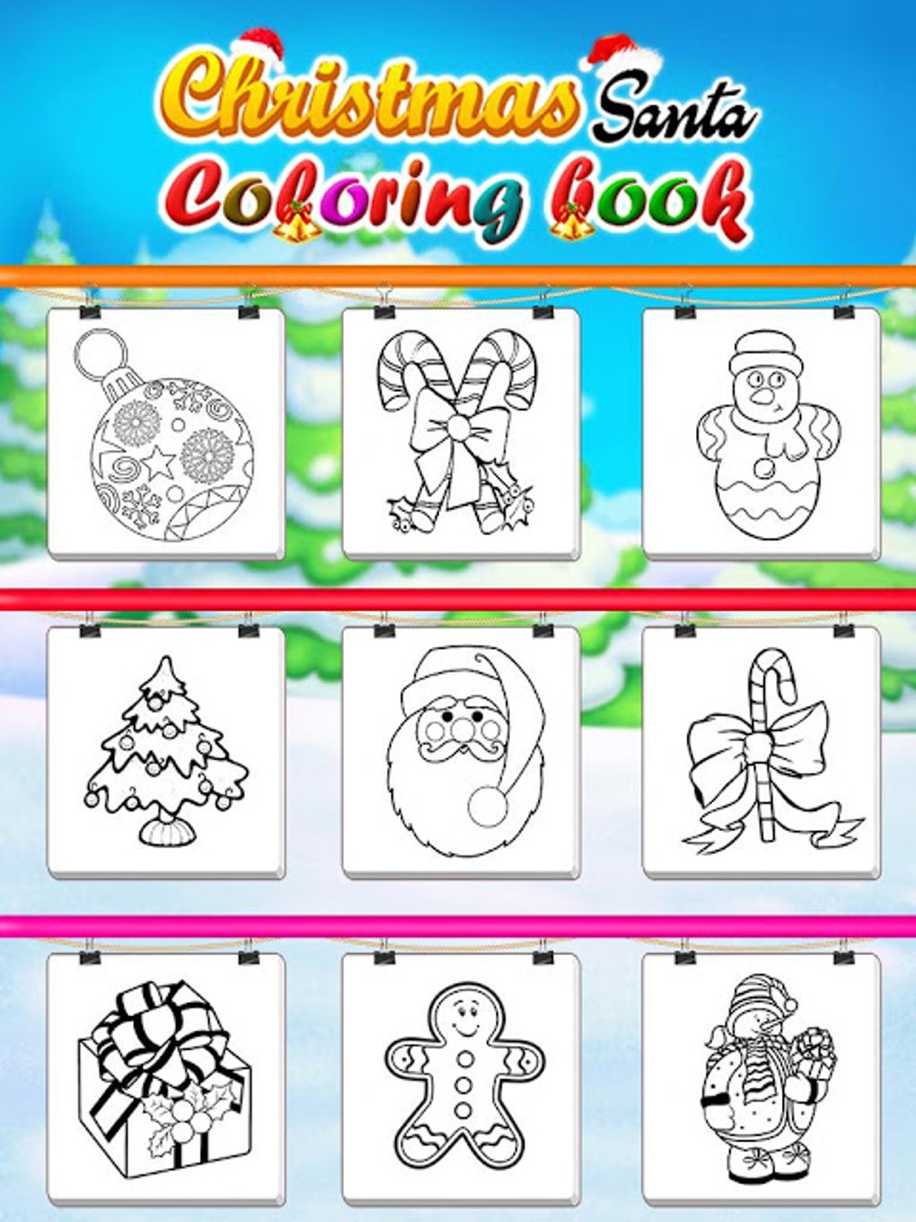 Christmas Coloring Book Holiday Coloring Pages APK For Android Download