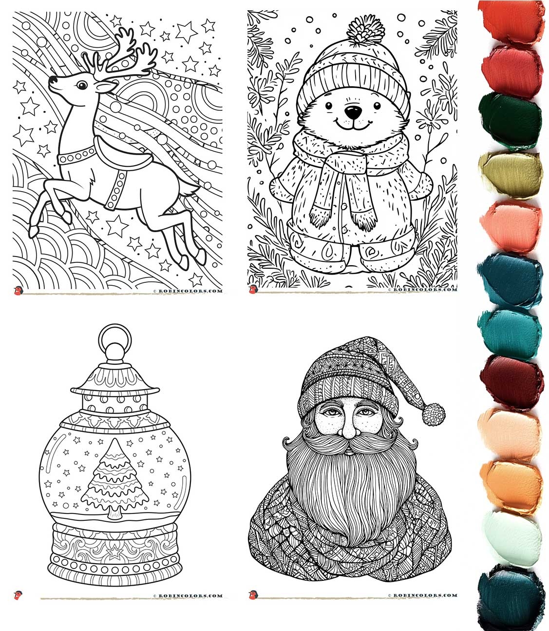 Christmas Coloring Pages Adults Free 2025 Christmas Coloring Pages Adults Free 2025