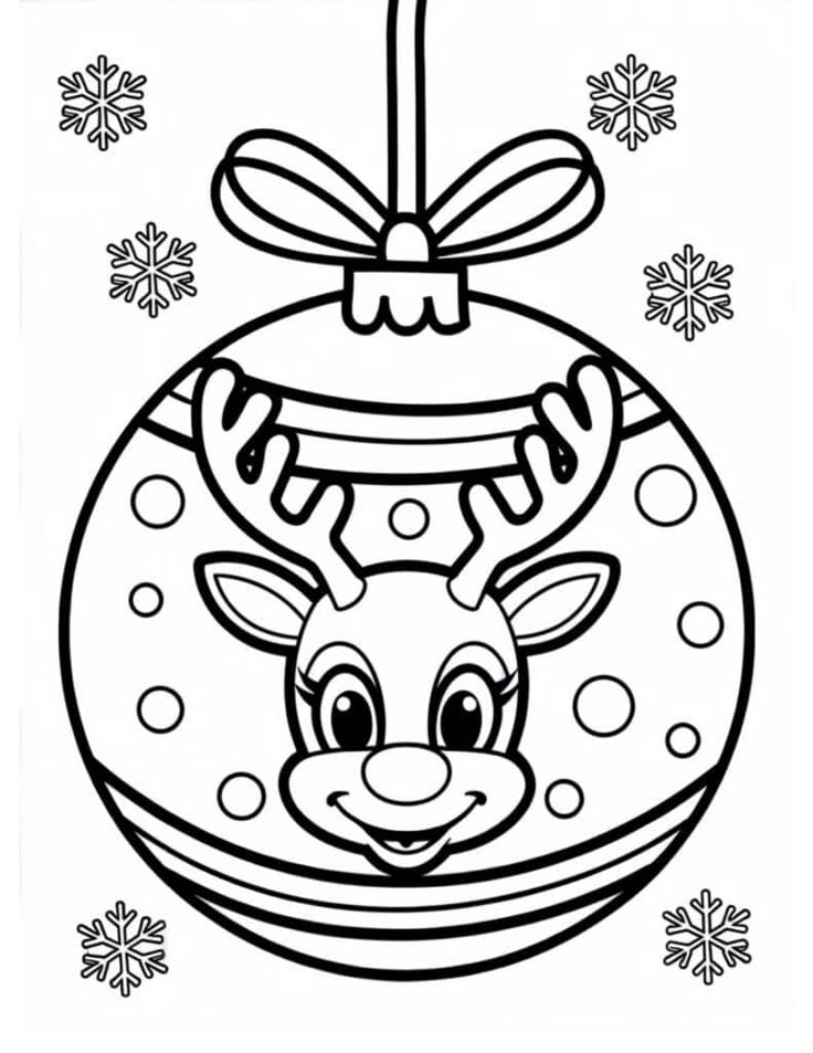 ornament coloring pages