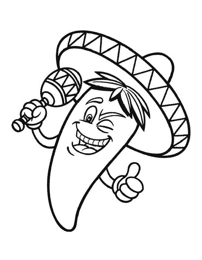 Cinco De Mayo Coloring Pages Free Printable PDF 