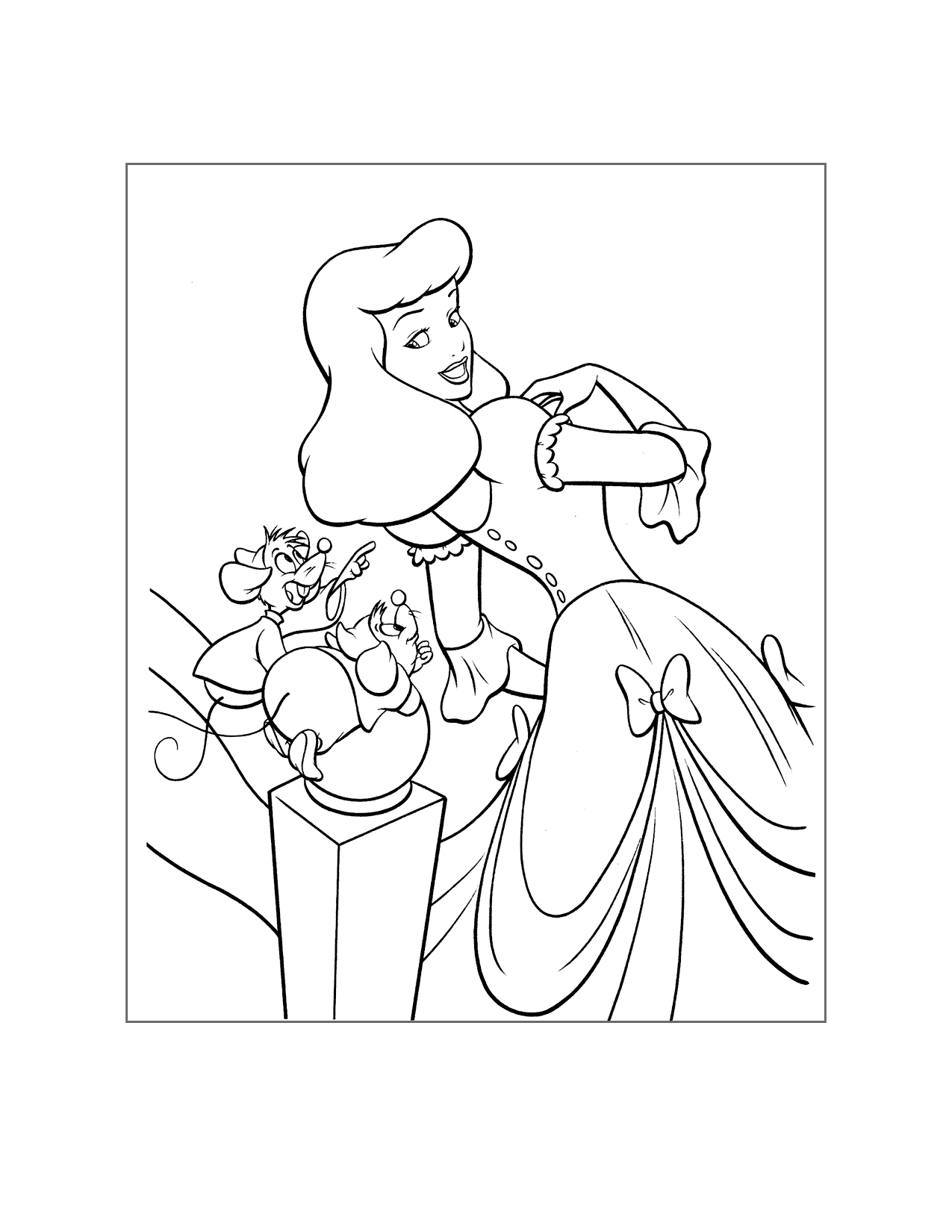 Cinderella Coloring Pages Printable Coloring Pages FREE