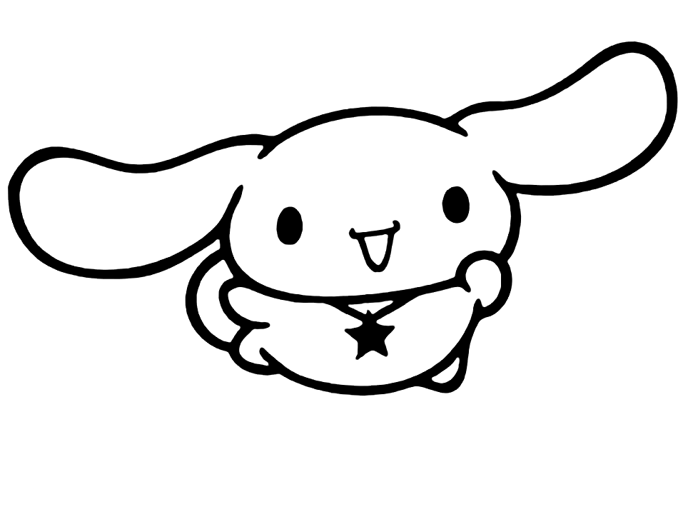 cinnamoroll coloring page