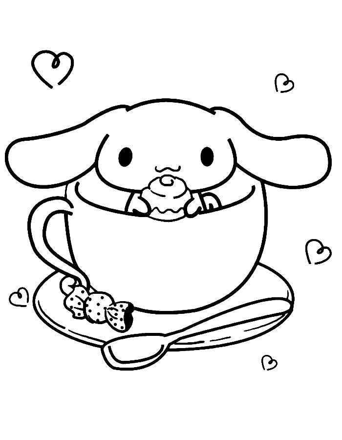 Cinnamoroll Coloring Pages Free Printable PDF Cinnamoroll Coloring Pages Free Printable PDF