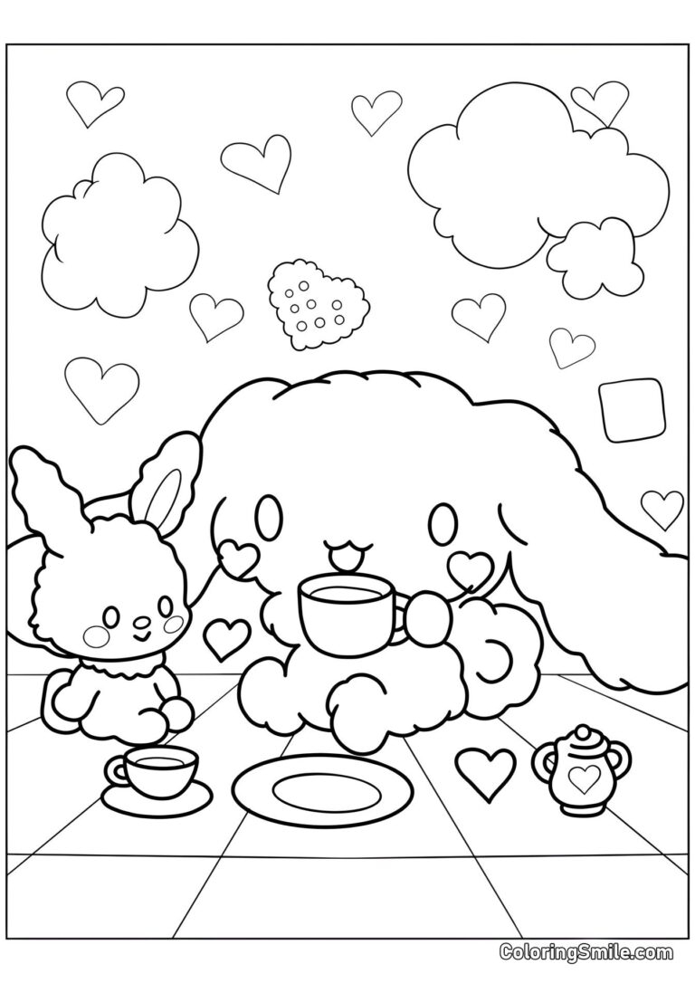 Cinnamoroll Coloring Pages Print Adorable Designs