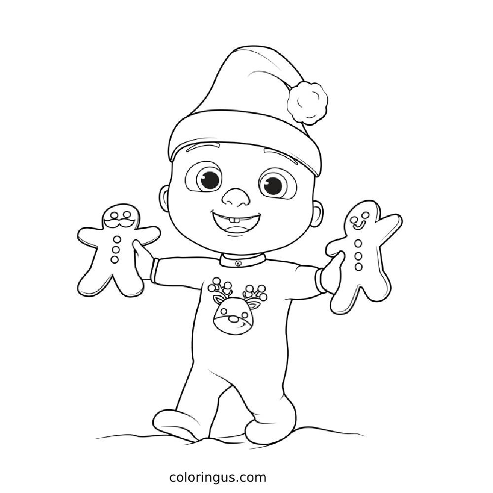 Cocomelon Coloring Pages Free Printable PDF 