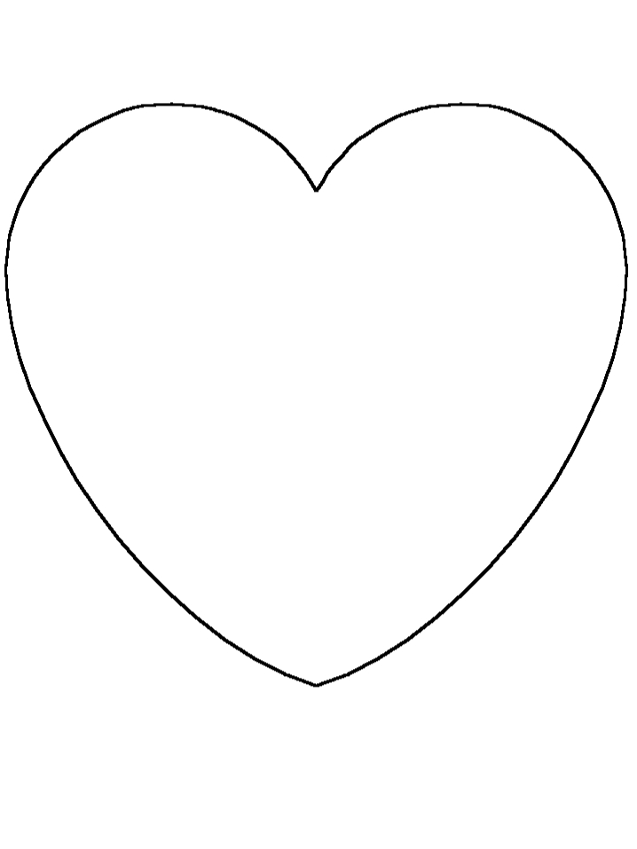 Collection Of Heart Shape Coloring Pages Free Printable