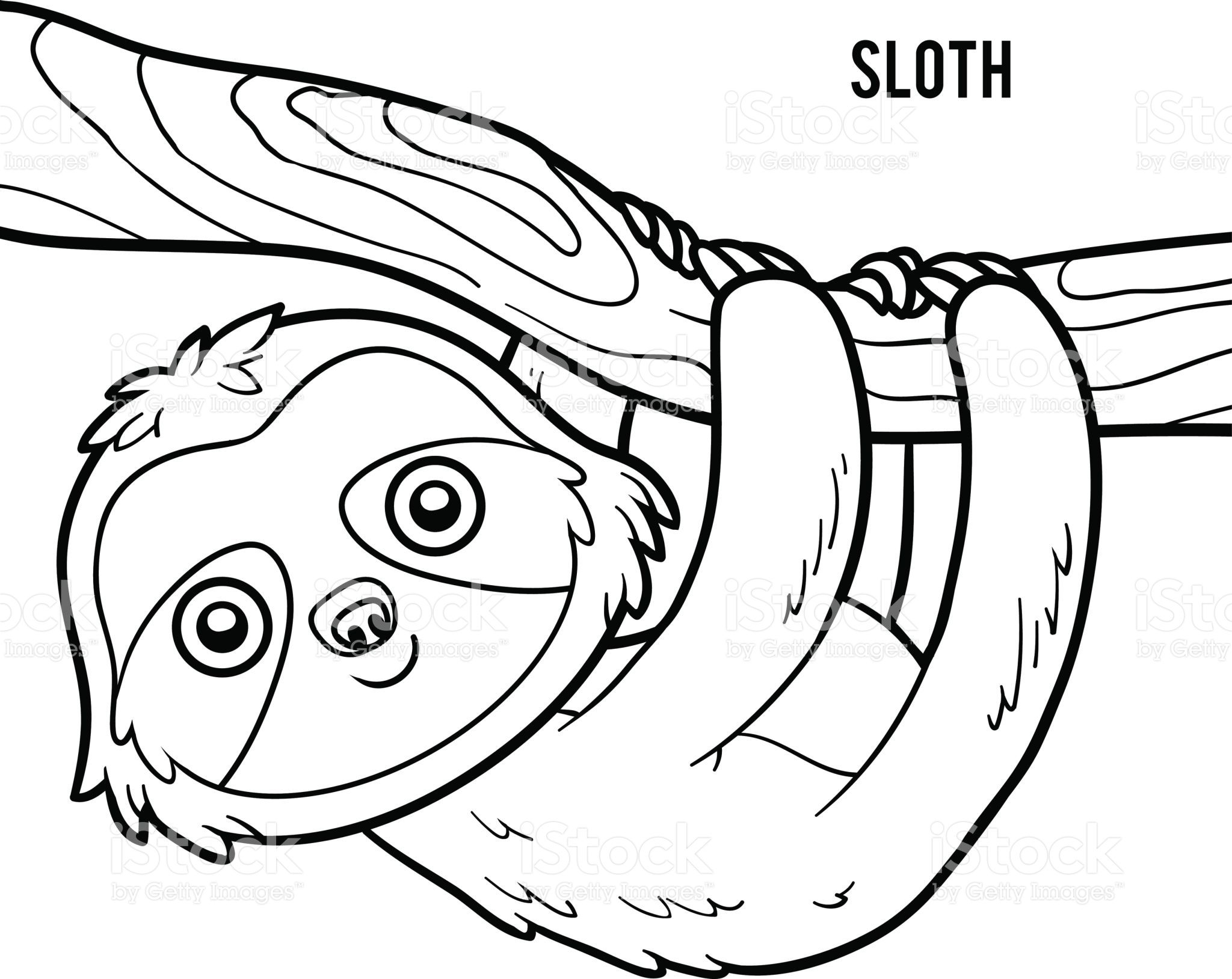 Coloring Book For Children Sloth Cartoon Coloring Pages Coloring Coloring Book For Children Sloth Cartoon Coloring Pages Coloring