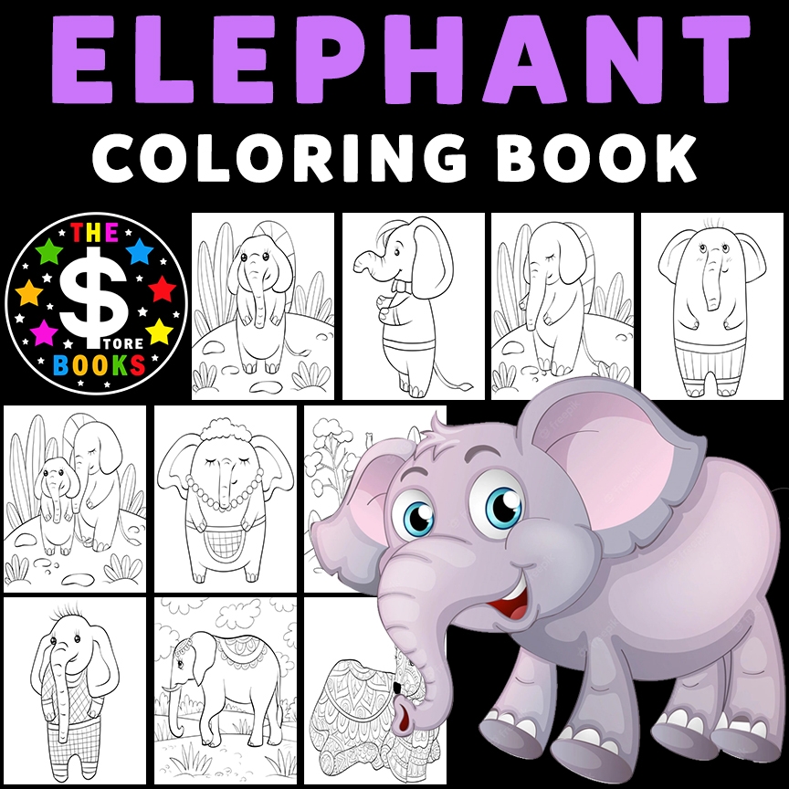 Coloring Book Pages Elephants 2025 Coloring Book Pages Elephants 2025