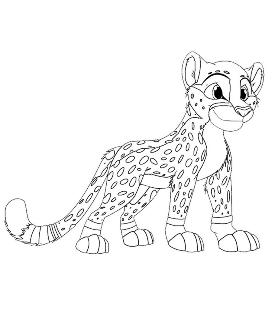 Coloring Page Cheetah Coloring Book 6000 Coloring Pages