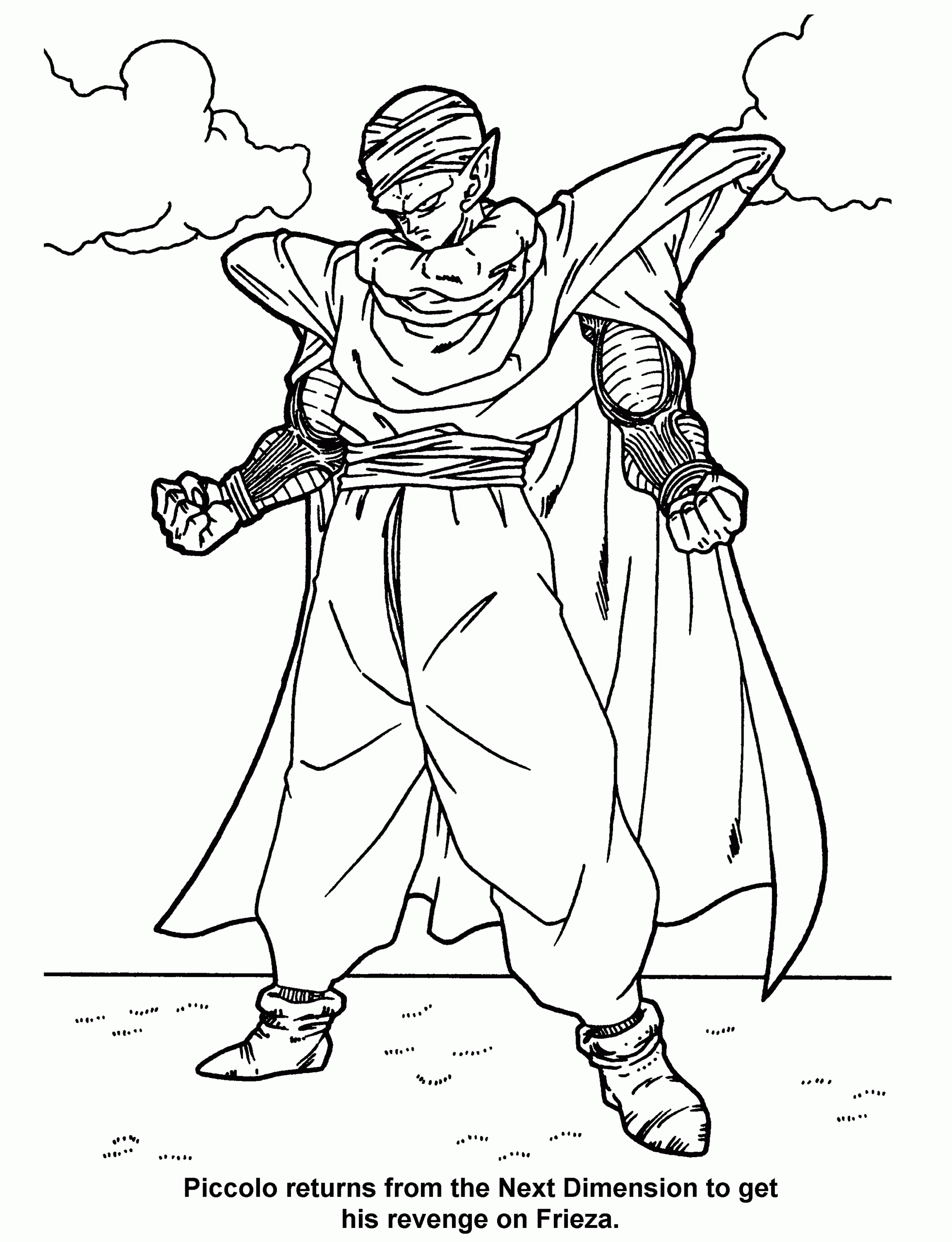 Coloring Page Dragon Ball Z Coloring Pages 11