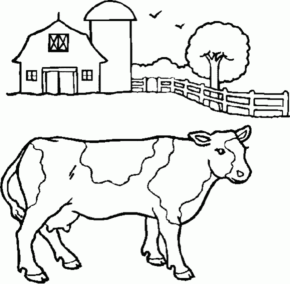 Coloring Page Farm Animals Coloring Pages 8