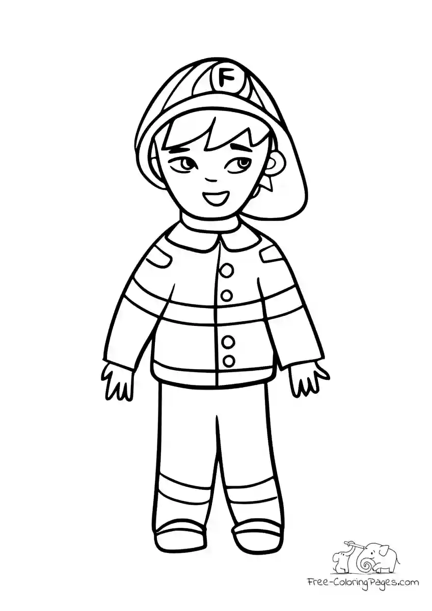 Coloring Page Firefighter Free Coloring Pages Coloring Page Firefighter Free Coloring Pages