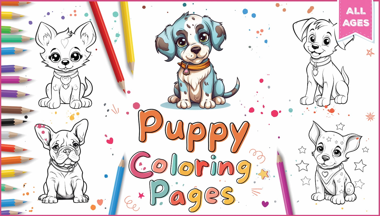 Coloring Page Puppy Coloring Page Puppy