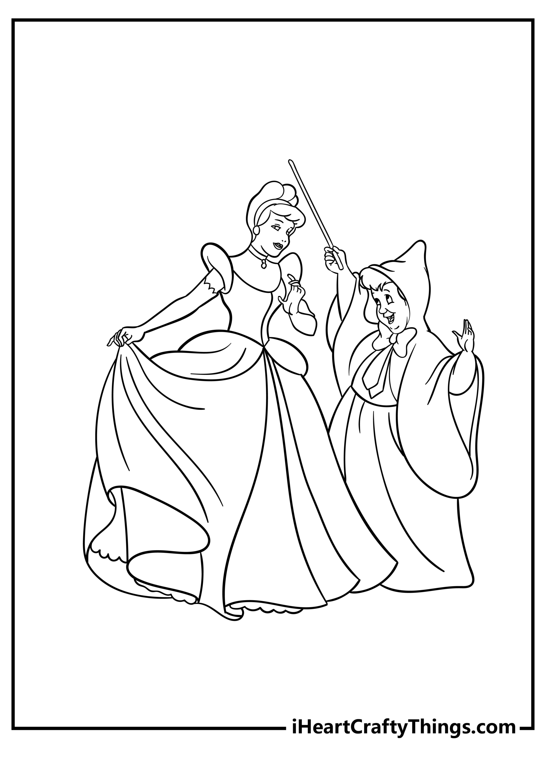 Coloring Pages Cinderella 2025 