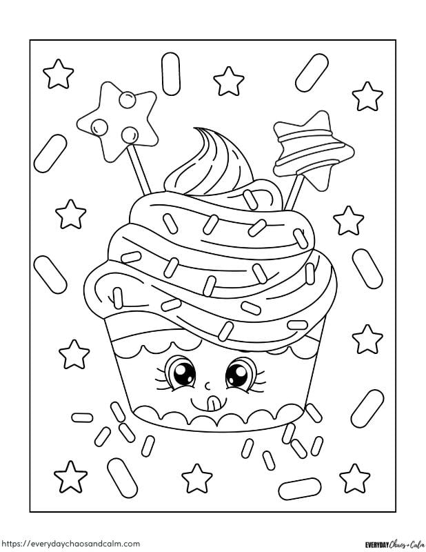 Coloring Pages Cupcake Printables Coloring Pages Cupcake Printables