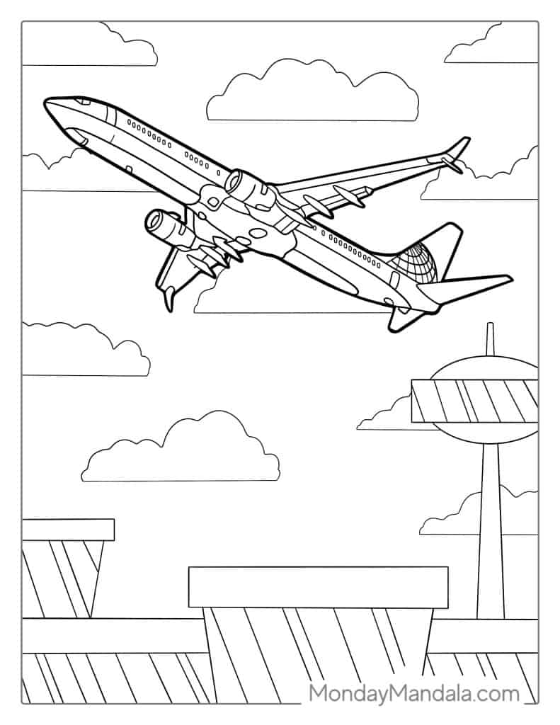 Coloring Pages Of Airplanes
