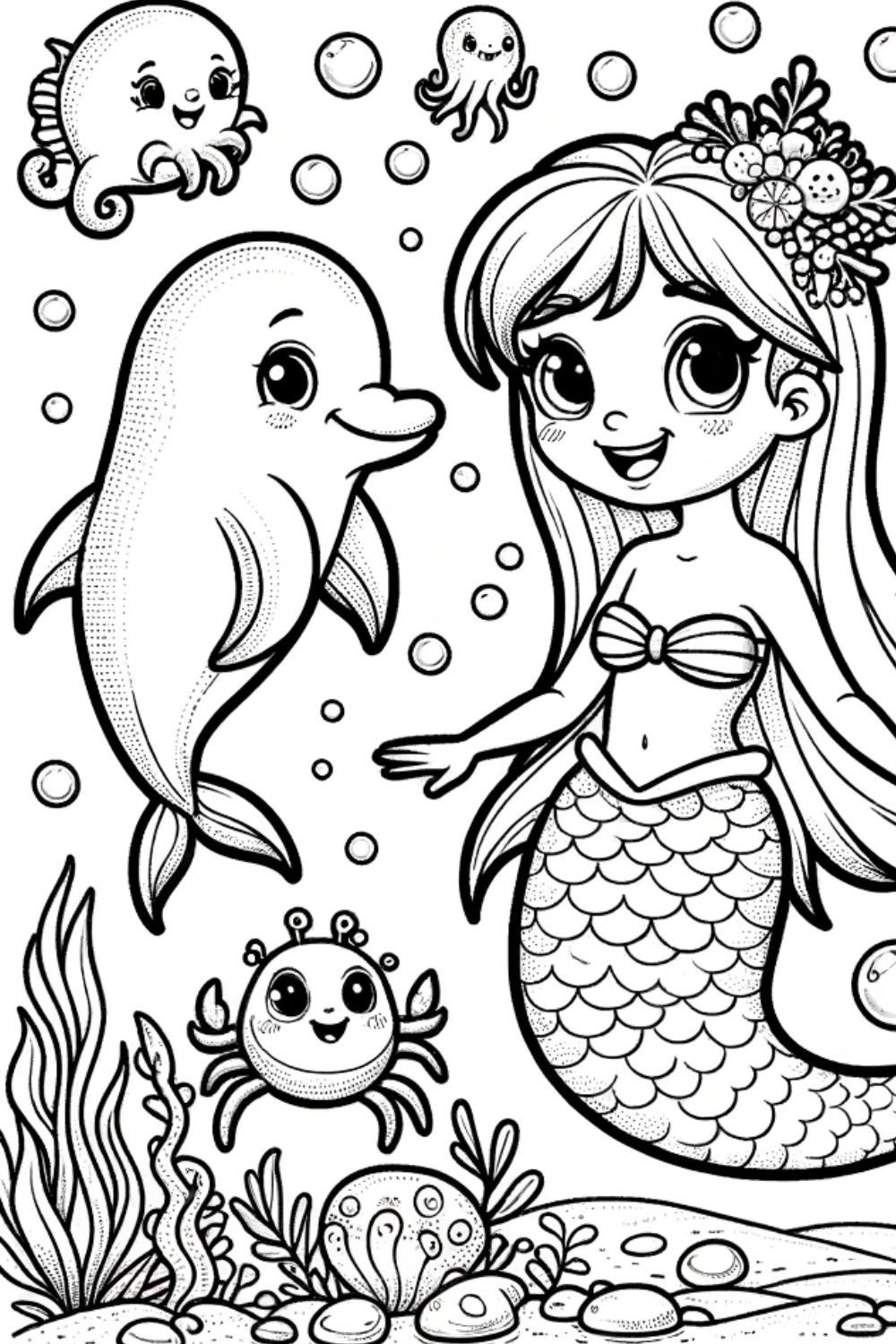 Coloring Pages Printable Mermaid Artofit Coloring Pages Printable Mermaid Artofit