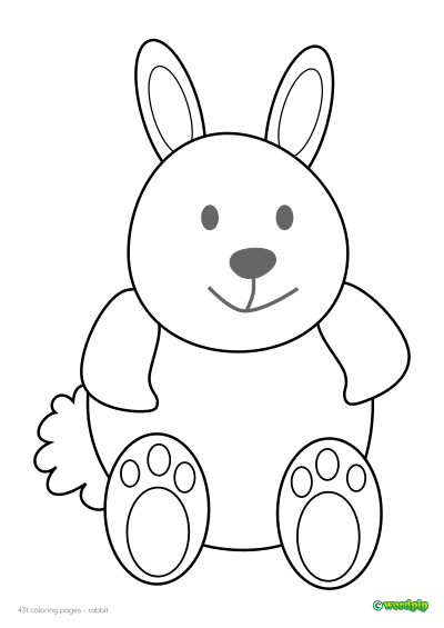 Coloring Pages Rabbit Coloring Pages Rabbit
