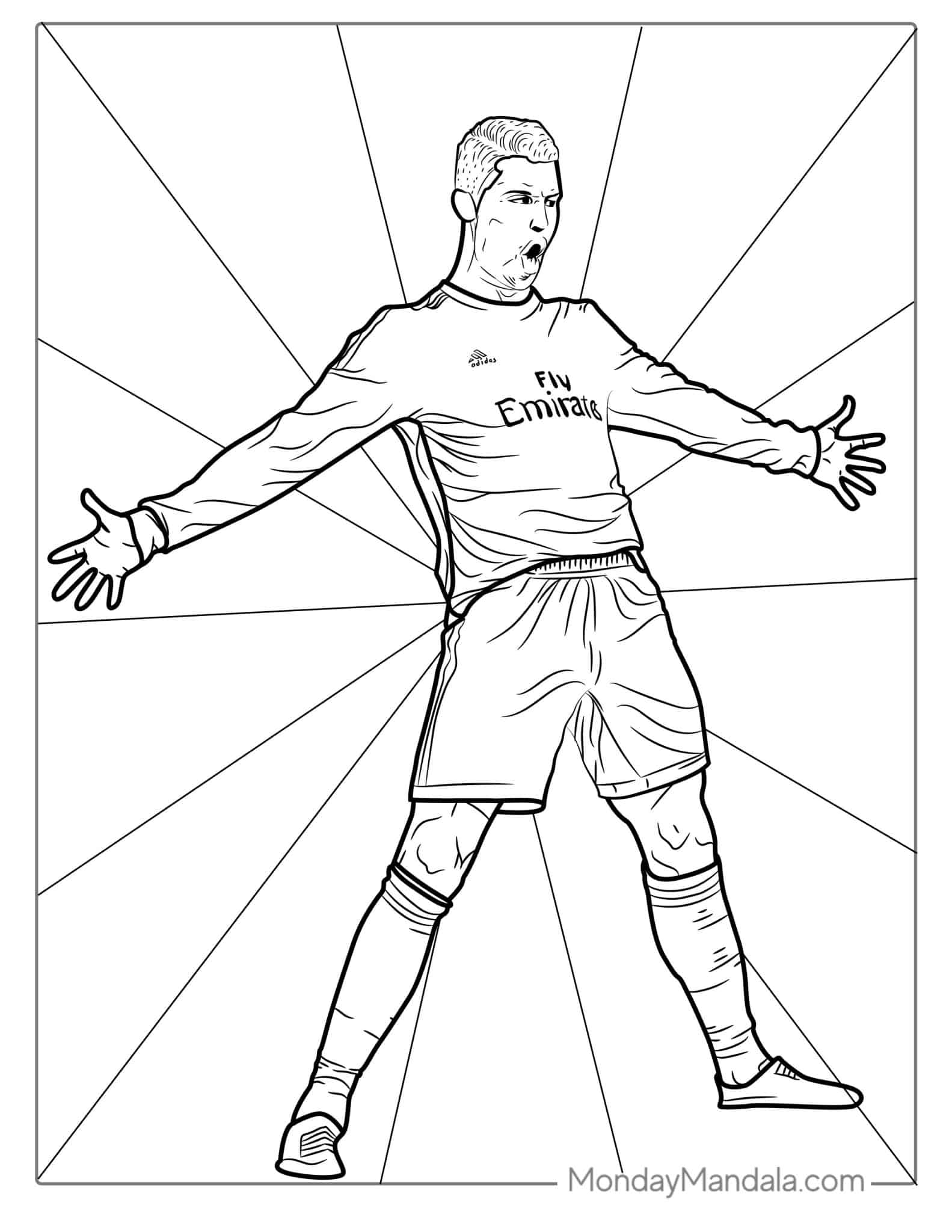 Coloring Pages Ronaldo